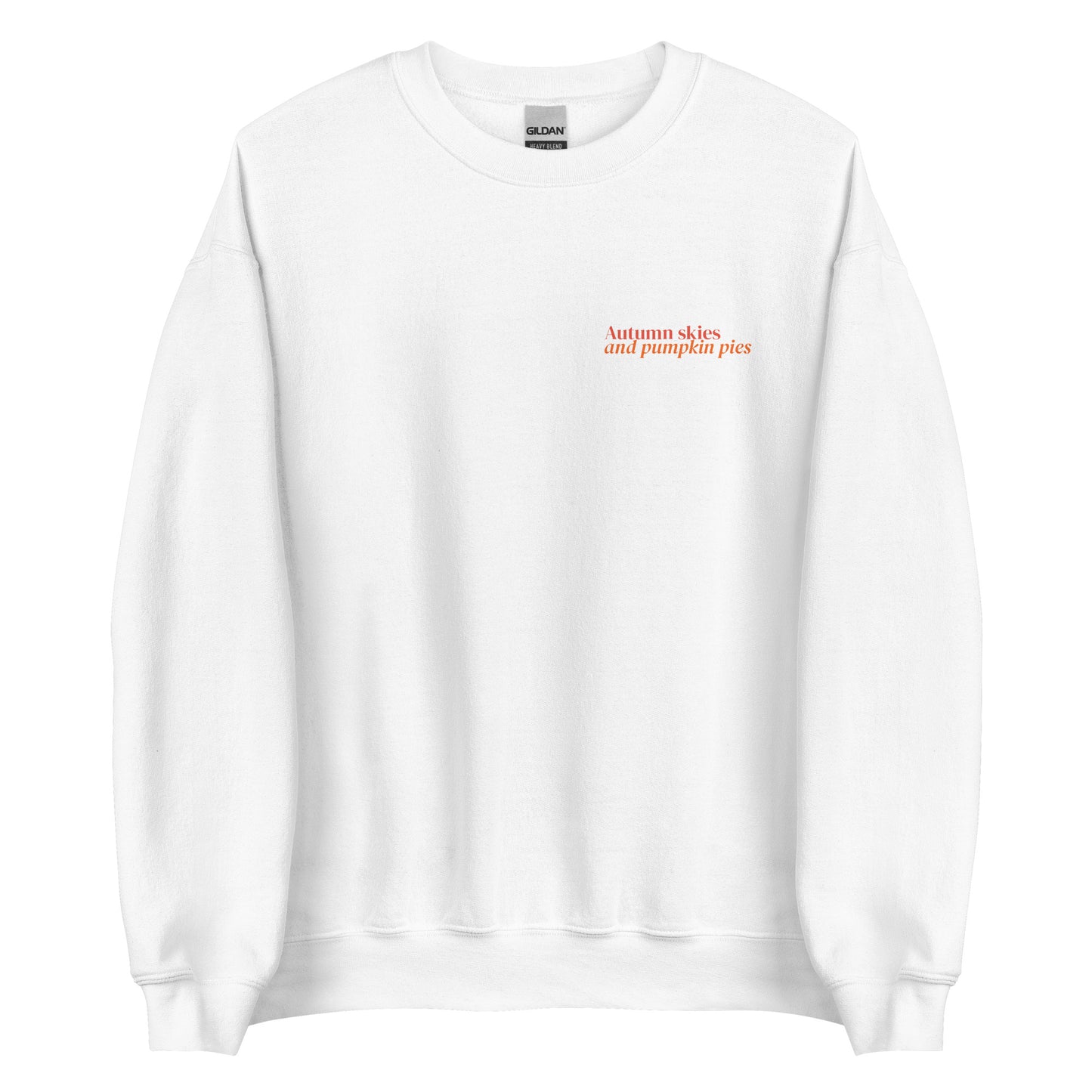 Autumn Skies and Pumpkin Pies Unisex Sweatshirt
