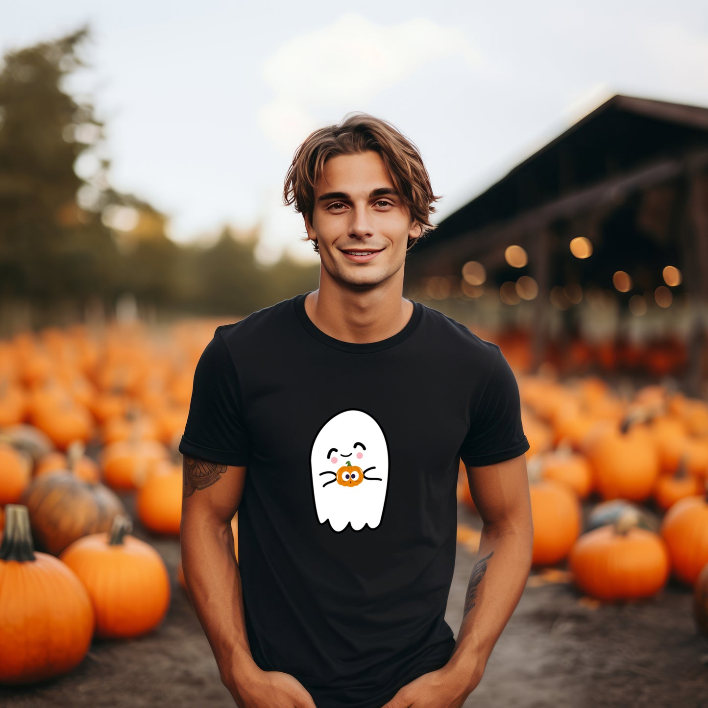 Cute Ghost with Item T-Shirt