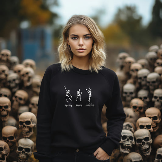 Spooky Scary Skeleton Unisex Sweatshirt