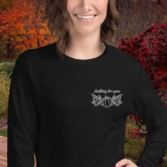 "Fall"ing for You Unisex Long Sleeve Tee