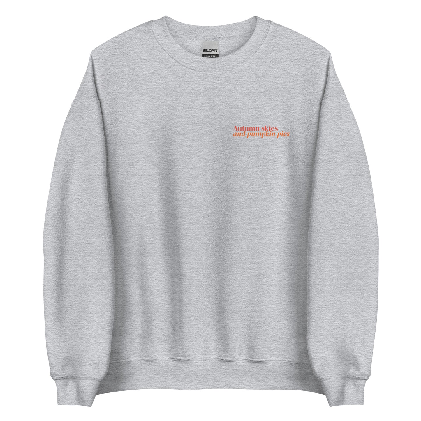 Autumn Skies and Pumpkin Pies Unisex Sweatshirt