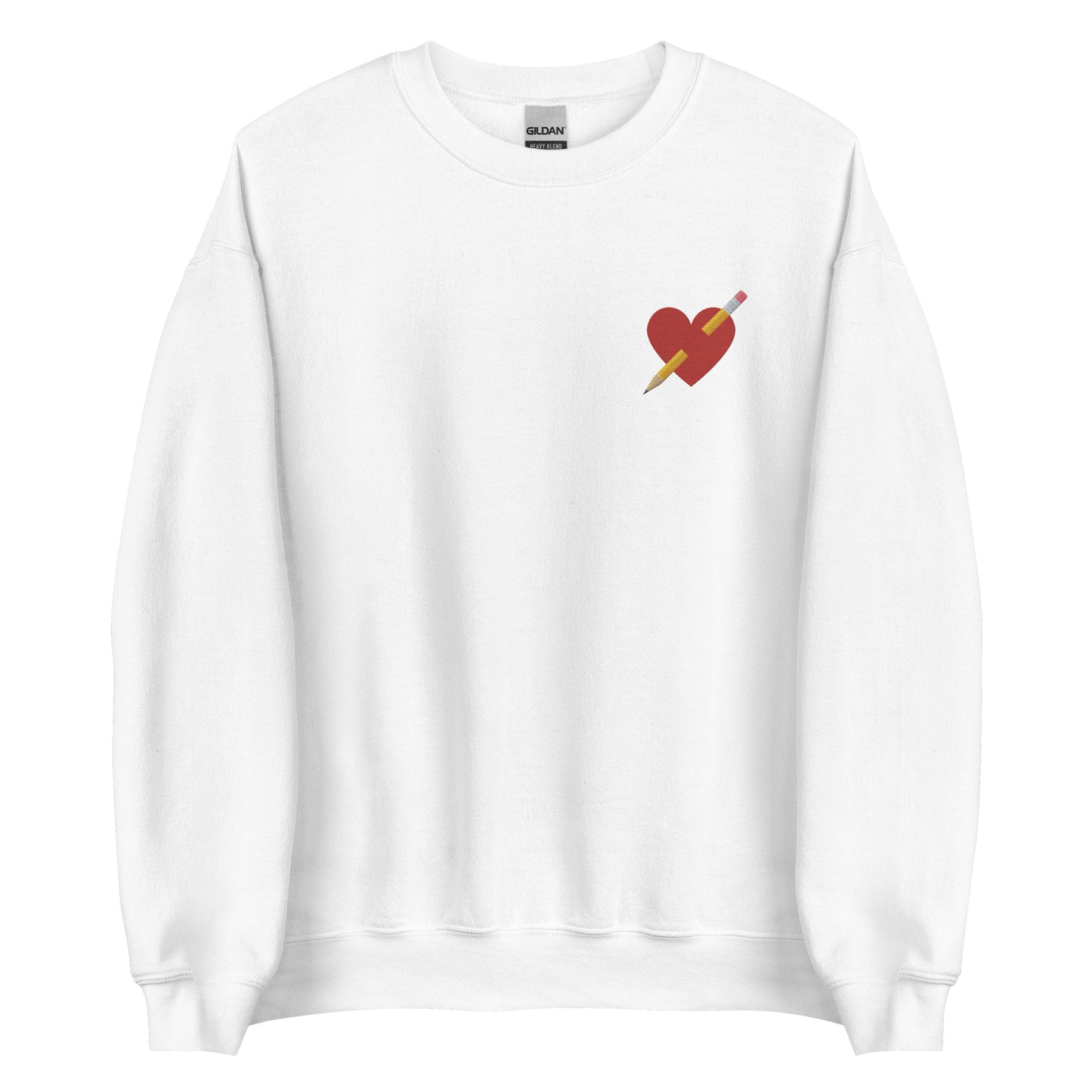 Heart with Pencil Unisex Sweatshirt